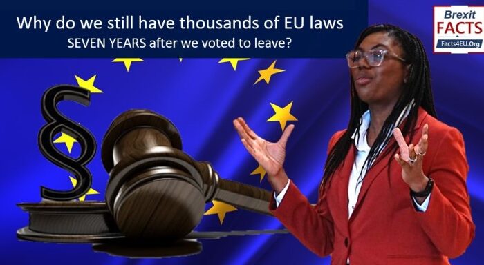 Why do we still have thousands of EU laws, SEVEN YEARS after we voted to leave?