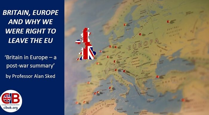 ‘Britain in Europe – a post-war summary’
