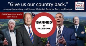 Nick Clegg and his Facebook team don’t want you to attend our online event on Sunday about sovereignty and democracy. What is he afraid of?