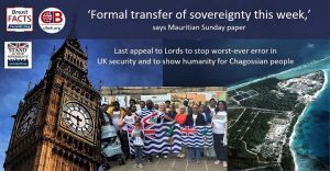 EXCLUSIVE: ‘Formal transfer of sovereignty this week,’ says Mauritian Sunday paper